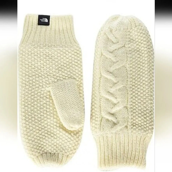 Women's The North Face Cable Minnasoft knit-fleece liner Mittens sz Medi… - Picture 8 of 10